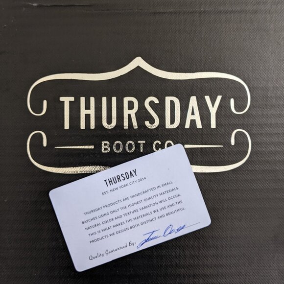 Thursday Boot Co. Highline Ankle Boots in Black, Size 5.5 - Picture 11 of 13